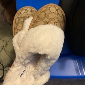 Coach slippers